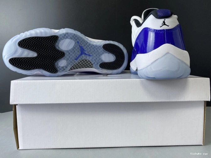 Low Retro White Air Concord Jordan 11 AH7860-100 0729
